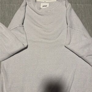 Aerie Gray Crew Neck Sweater